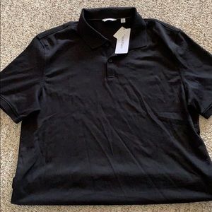 Men’s Black Calvin Klein Polo